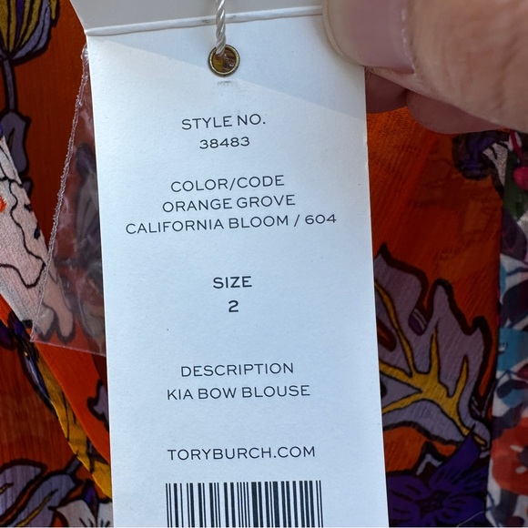 Tory Burch Kia bow blouse - Picture 8 of 12